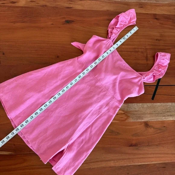 🦊 Cotton Candy Vibrant Pink Dress - Picture 10 of 10